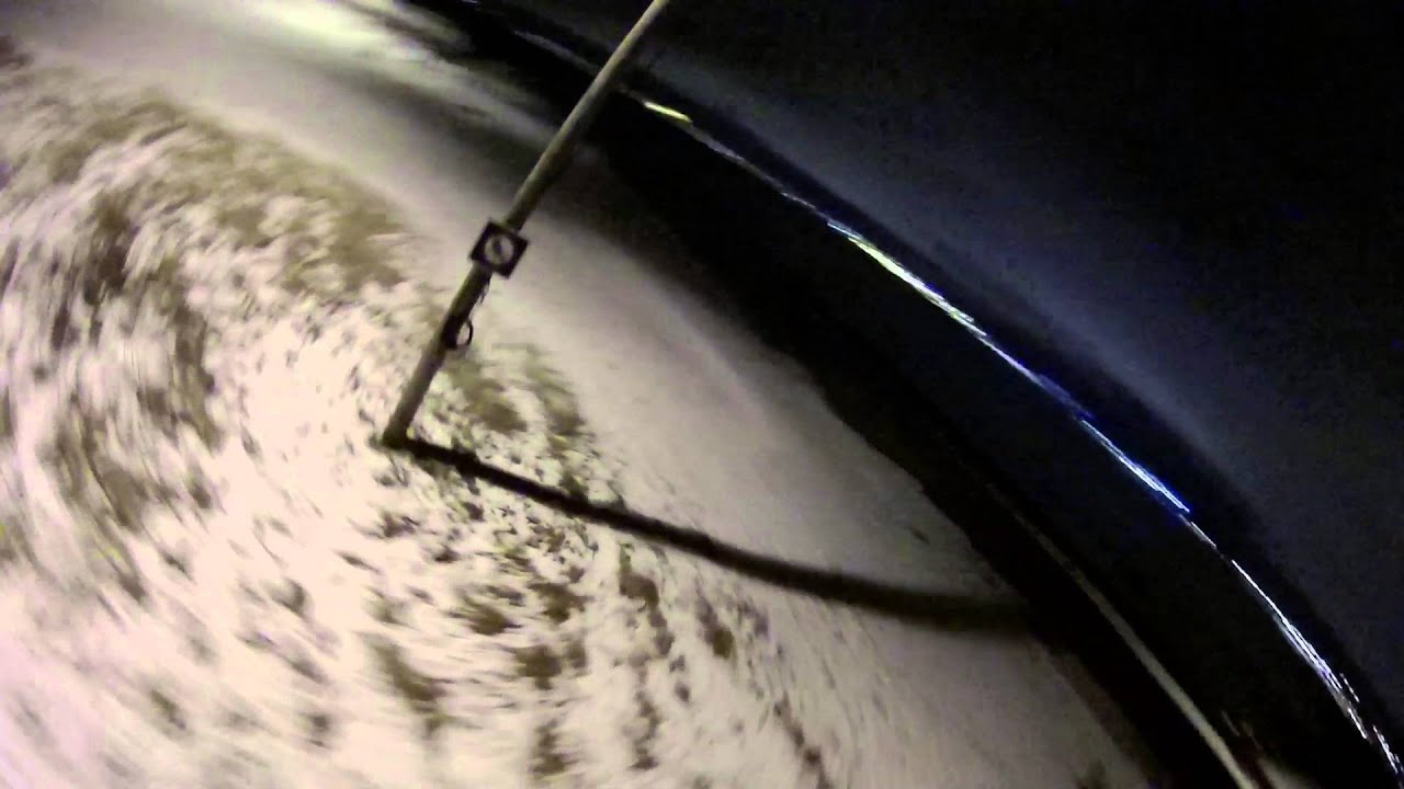 FPV quadcopter freestyle night time practice