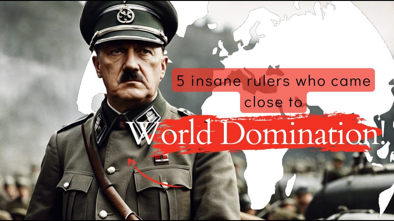 TOP 5 : Most insane rulers who came close to WORLD DOMINATION!