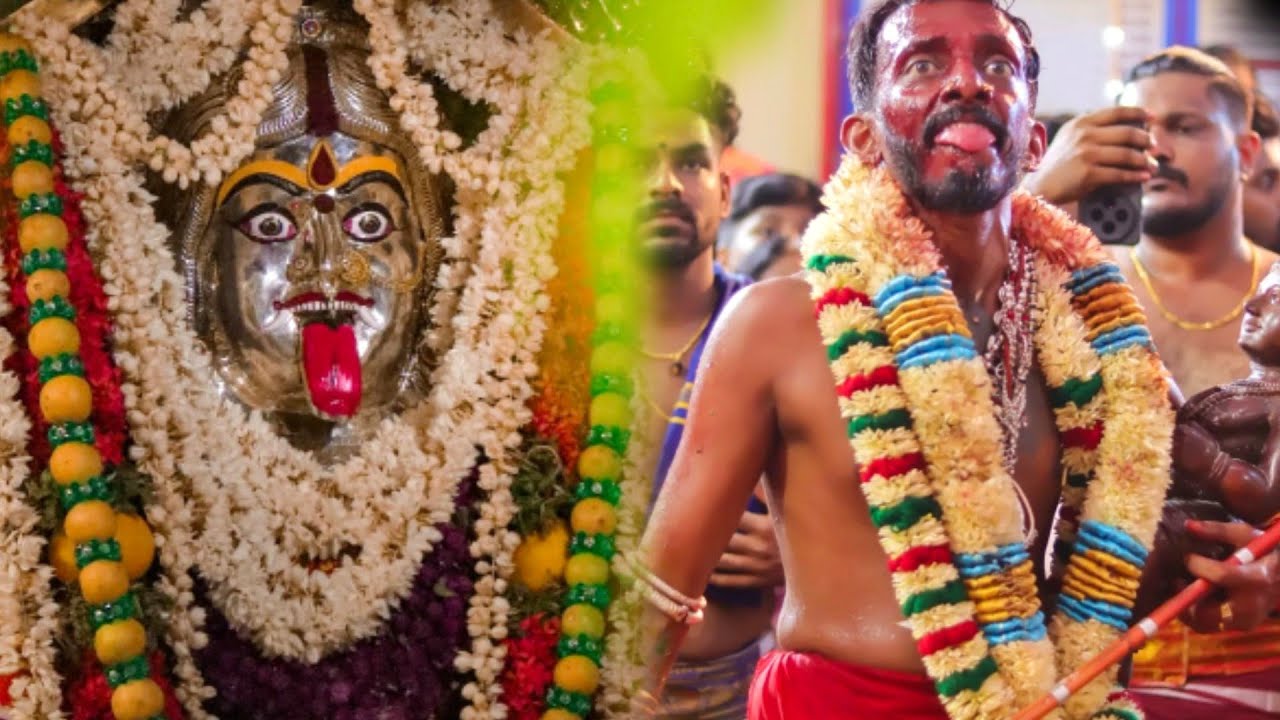 கையில் குழந்தையுடன் மகுடத்திற்கு ஆவேசமாக ஆடிவரும் மேலாங்கோடு இசக்கியம்மன் 🔥🙏🥳#குலசைதசரா#குலசை#இசக்கி