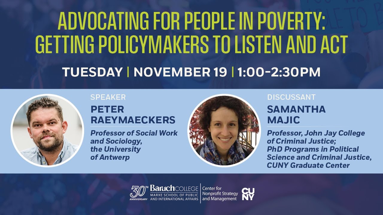 CNSM: Advocating for People in Poverty