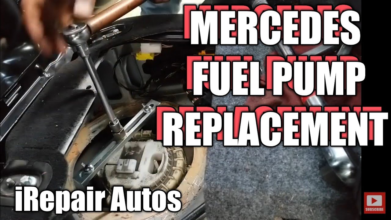 Подробная информация о замене топливного насоса Mercedes (пример ML350)