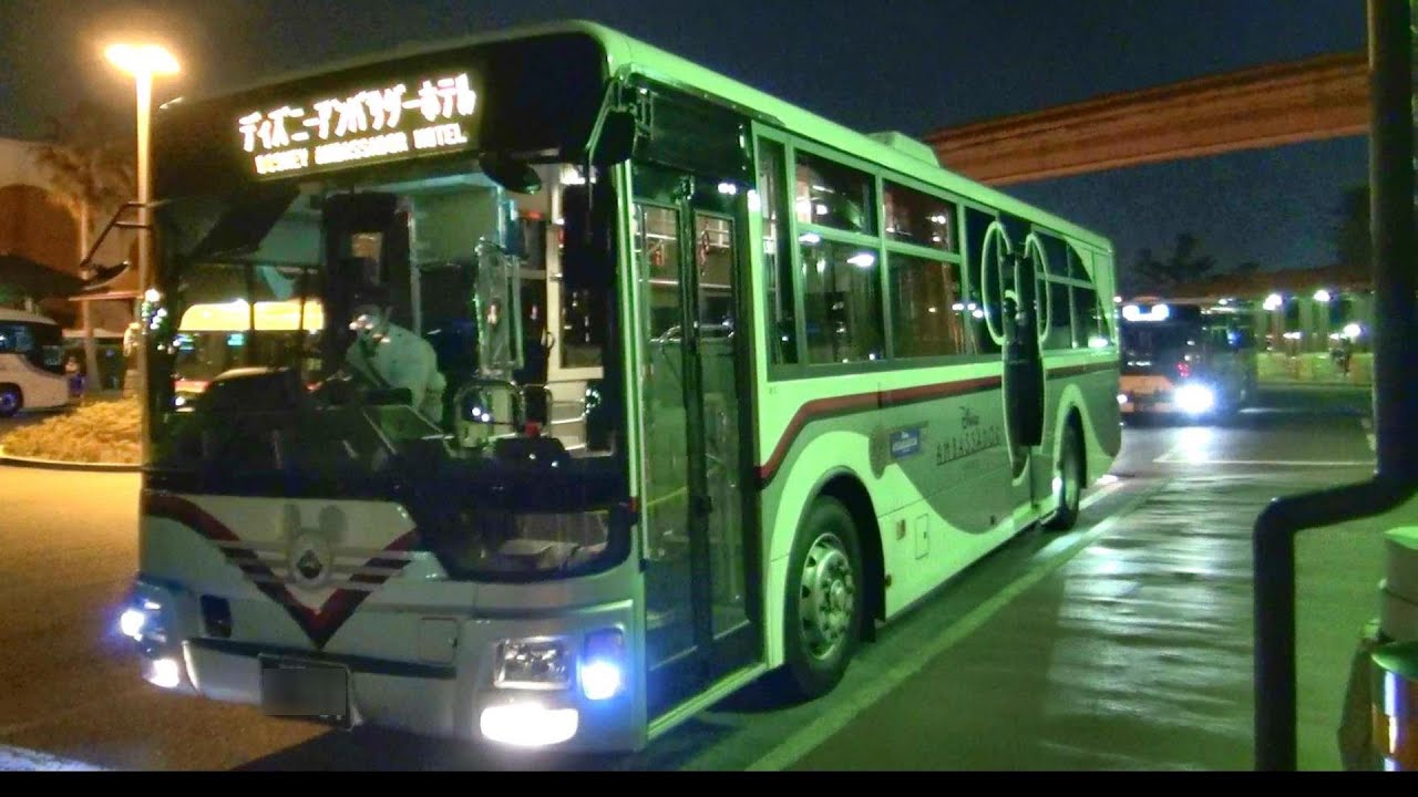 【前面展望】東京ディズニーリゾート シャトルバス　 東京ディズニーシー バスターミナル　→　ディズニーアンバサダーホテル【ディズニーリゾートクルーザー】