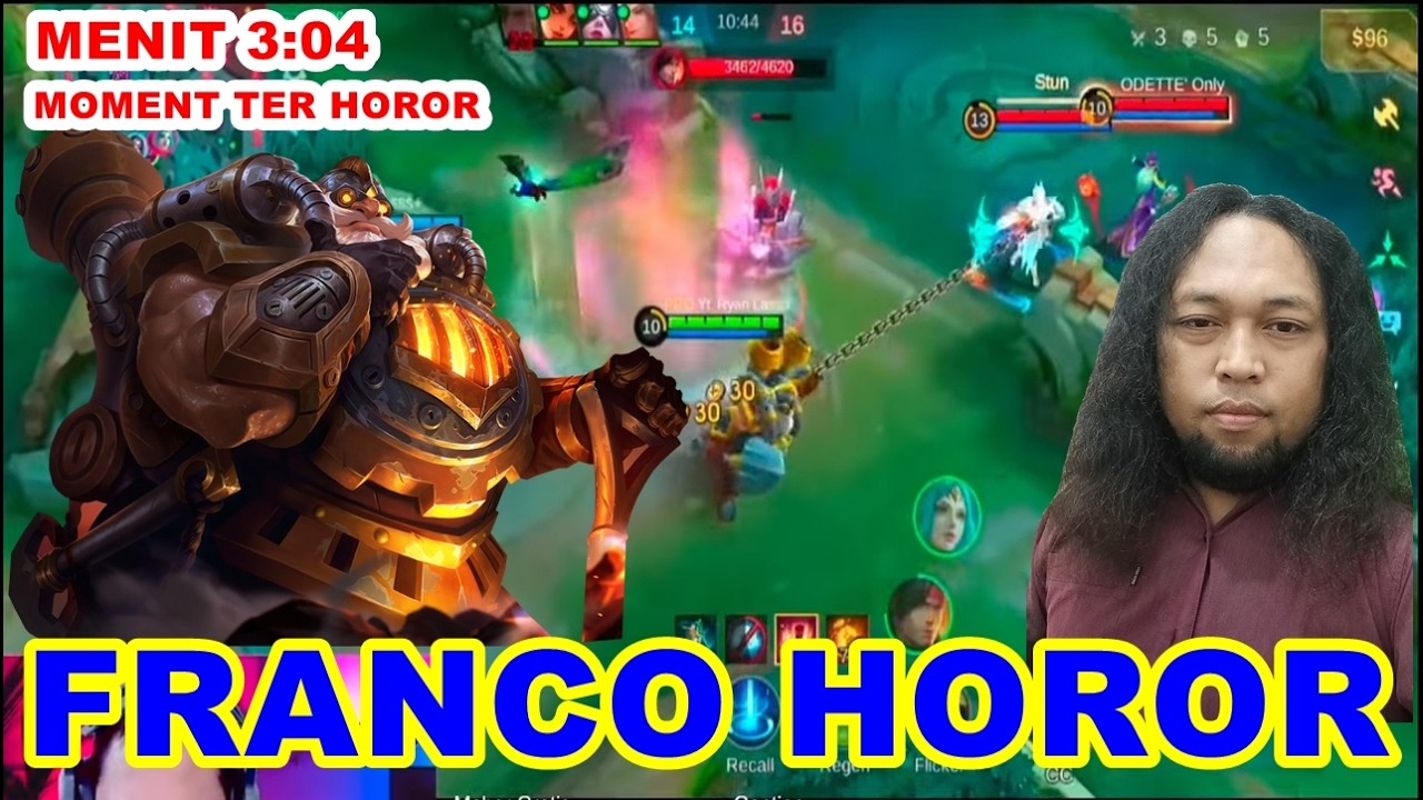 Pertama kali pake Franco saat live streaming. Top Global Franco