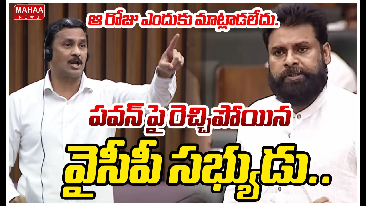 ఆ రోజు ఎందుకు మాట్లాడలేదు..పవన్ పై రెచ్చిపోయిన వైసీపీ సభ్యుడు.. | YCP MLC Comments On Pawan