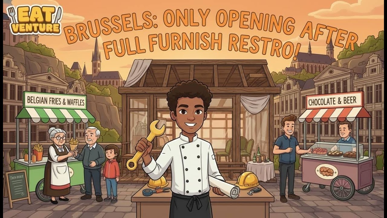 NO Order Were Given To Customer Until Full Furnish Cafe in Brussels #khelxasplays #eatventure