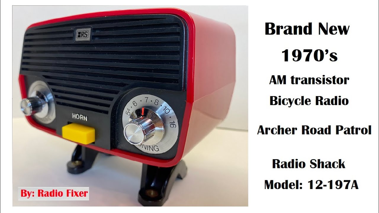 1970’s AM Transistor Bicycle Radio