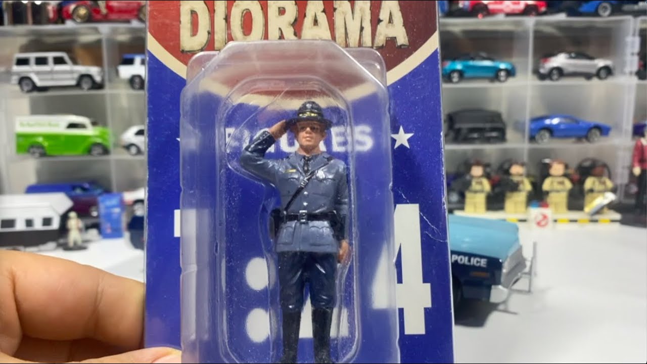 1/24 Scale American Diorama State Trooper Resin Figure Unboxing and Review