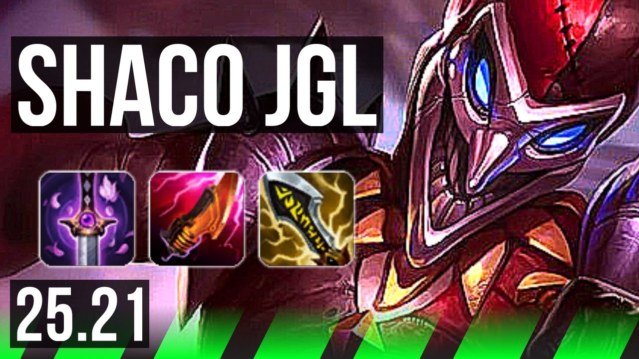 SHACO vs KHA'ZIX (JGL) | Rank 5 Shaco, Legendary | BR Grandmaster | 25.21