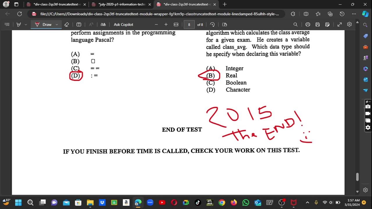 LIVE CSEC Information Technology PAPER 1 FOR MAY/JUNE 2024 TOMORROW!