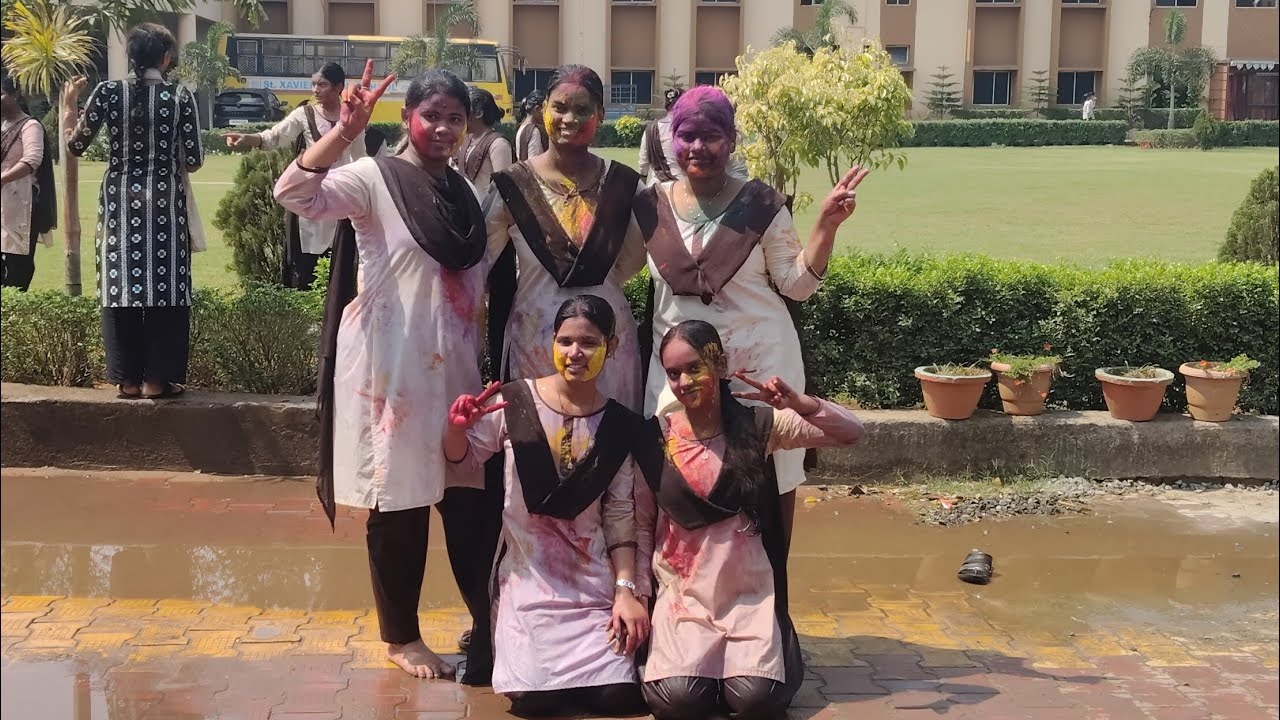 Holi presentation by RACHANA ☺️😂🌼