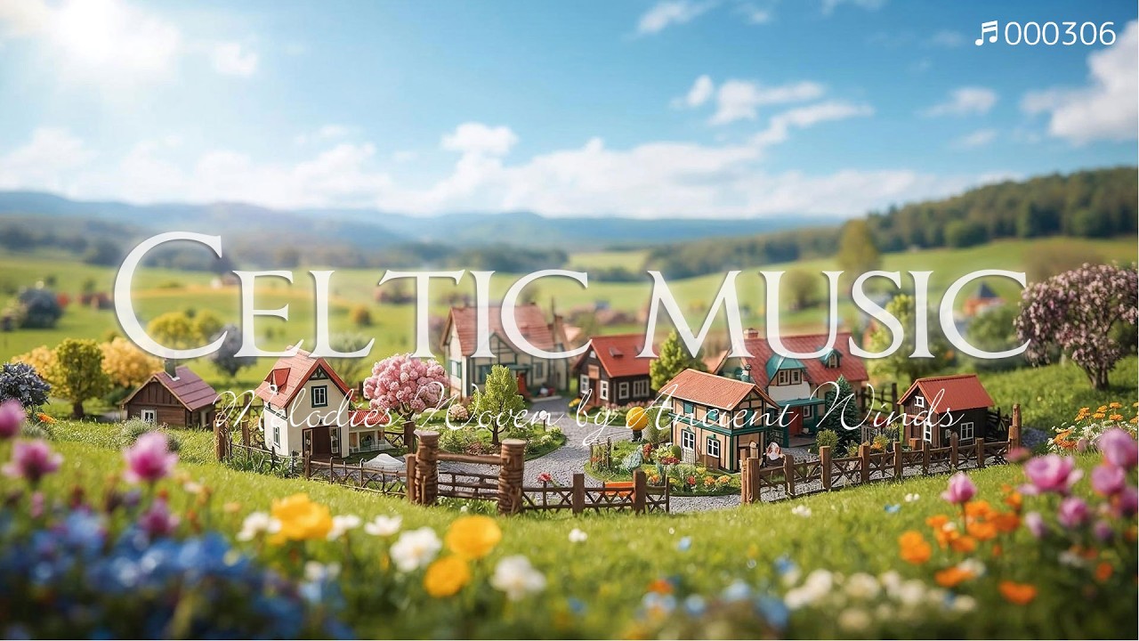 ケルト音楽 | Lo-fi Celtic・フィドルとハープの癒しBGM（作業用・集中） | Celtic lo-fi music | ♬000306