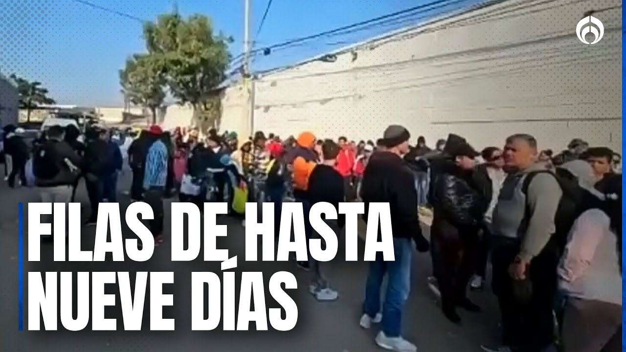 Cientos de migrantes buscan refugio en México tras cancelación de CBP One