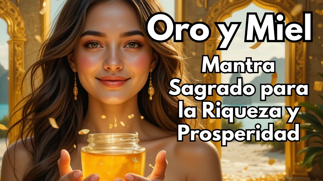 Oro y Miel Poderoso  Mantra para activar la Abundancia, Riqueza y Prosperidad Infinita 💰✨