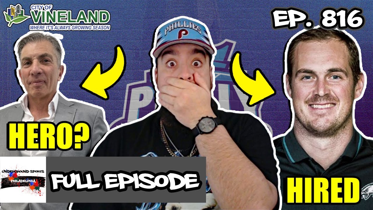 EAGLES HIRE SEAN MANNION AS OC & WE ARE UNRIVALED | Underground Sports Philadelphia Episode 816