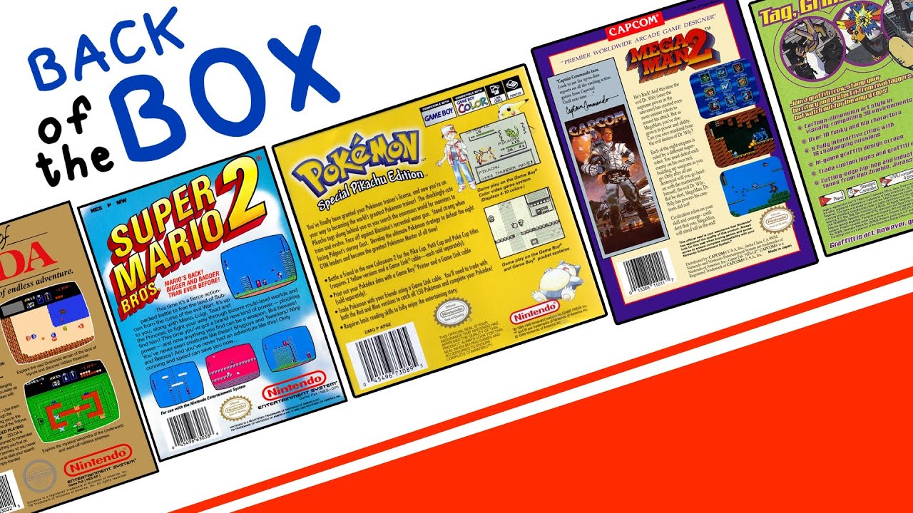 The Beauty of the Backs of Game Boxes