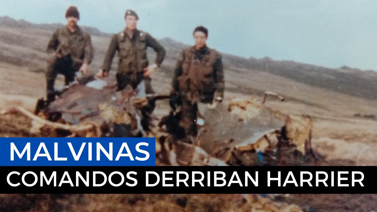 Malvinas: Comandos derriban un Harrier y salvan al piloto