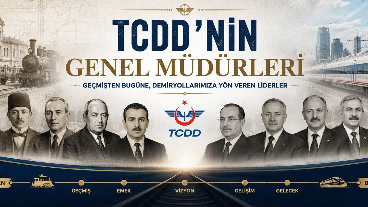 TCDD TARİHİNİN  GENEL MÜDÜRLERİ