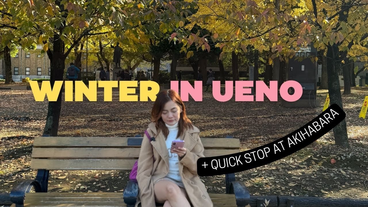 [Japan Winter Vlog] Ep. 8: Winter Tokyo Day 2, Ueno Park + Nearby Areas ❄️