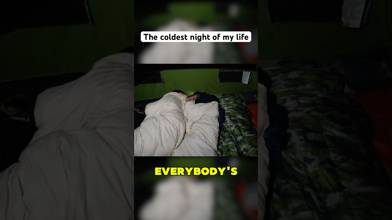 This was the coldest night of my life 