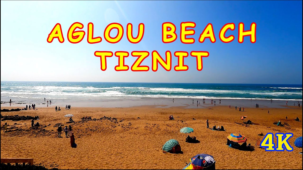 Beach Tour - Beach Walk AGLOU Tiznit, Morocco - Beach Walk with me