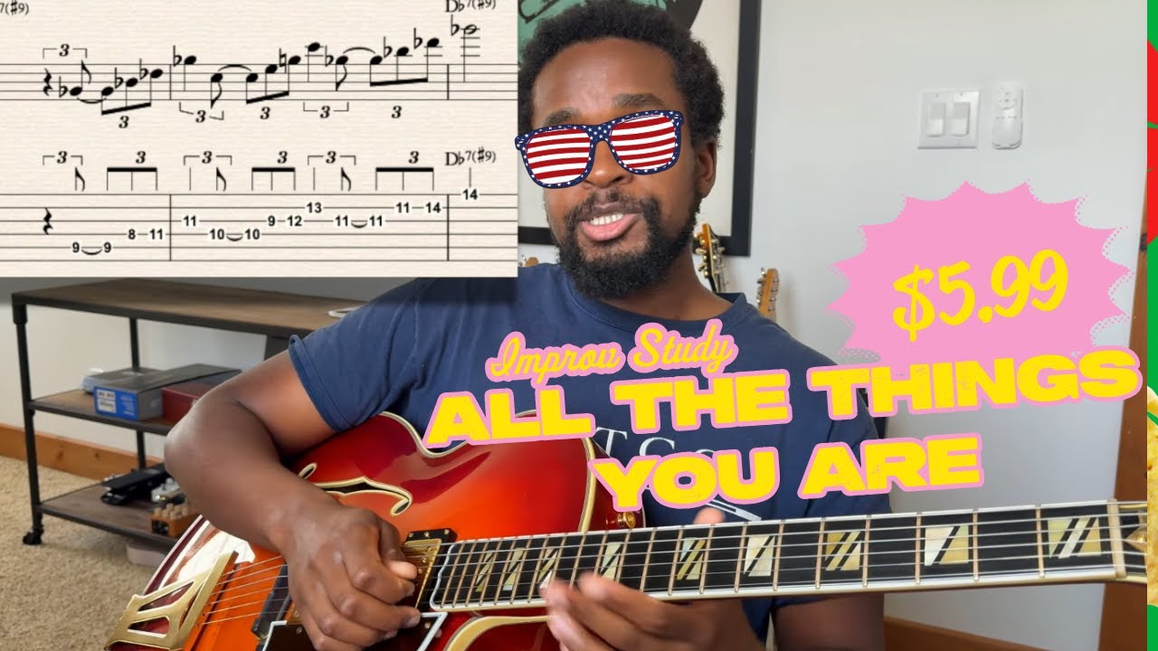 All the Things You Are Improv Study- Intermediate/Advanced Jazz Guitar lesson