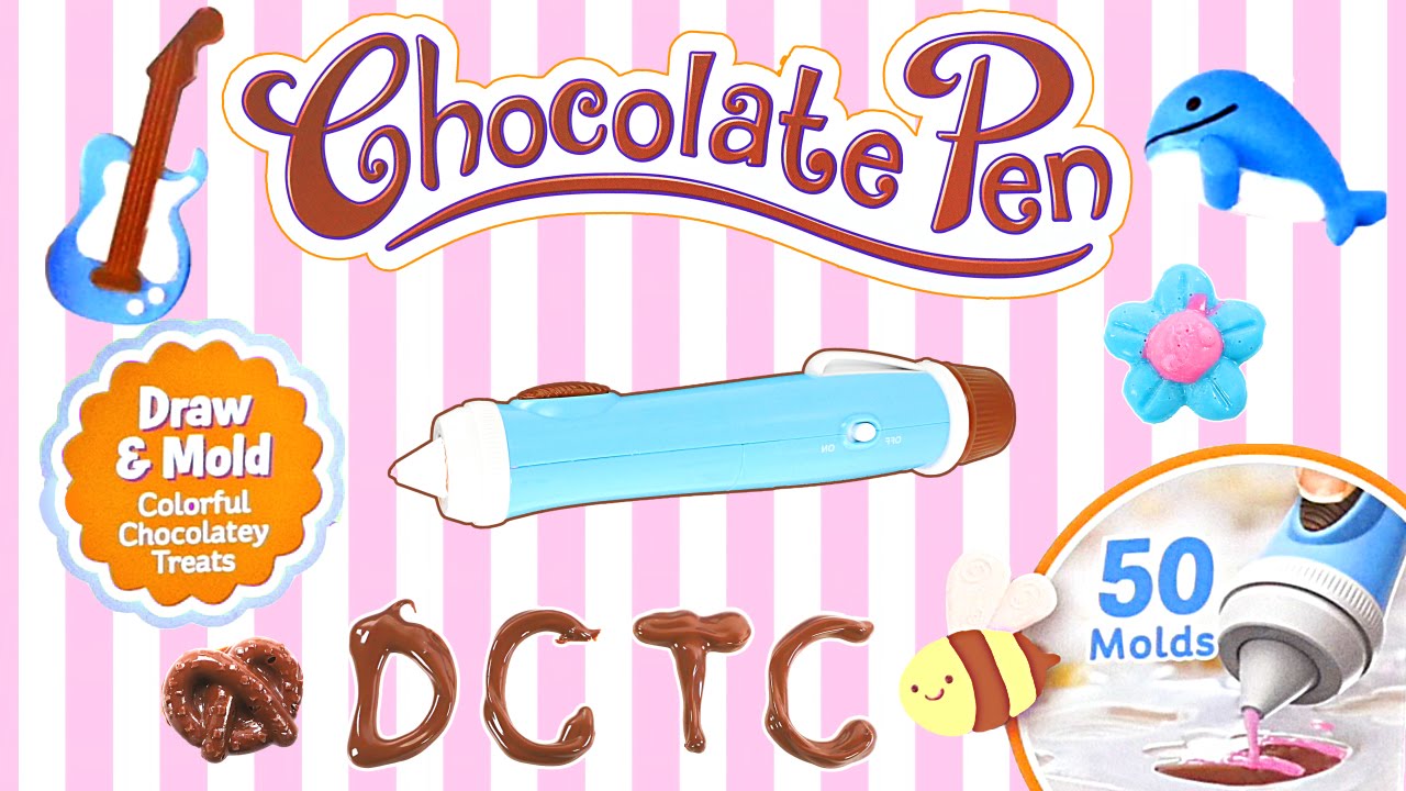 CANDY PEN --- Make Chocolate SURPRISE EGGS and Drawing Yummy Treats by DCTC