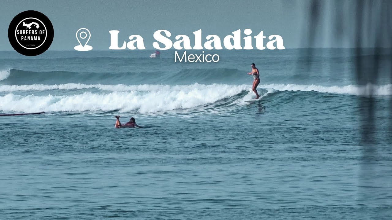 Perfect and glassy waves in La Saladita, Mexico | Surfers of Panama 🌊🌮
