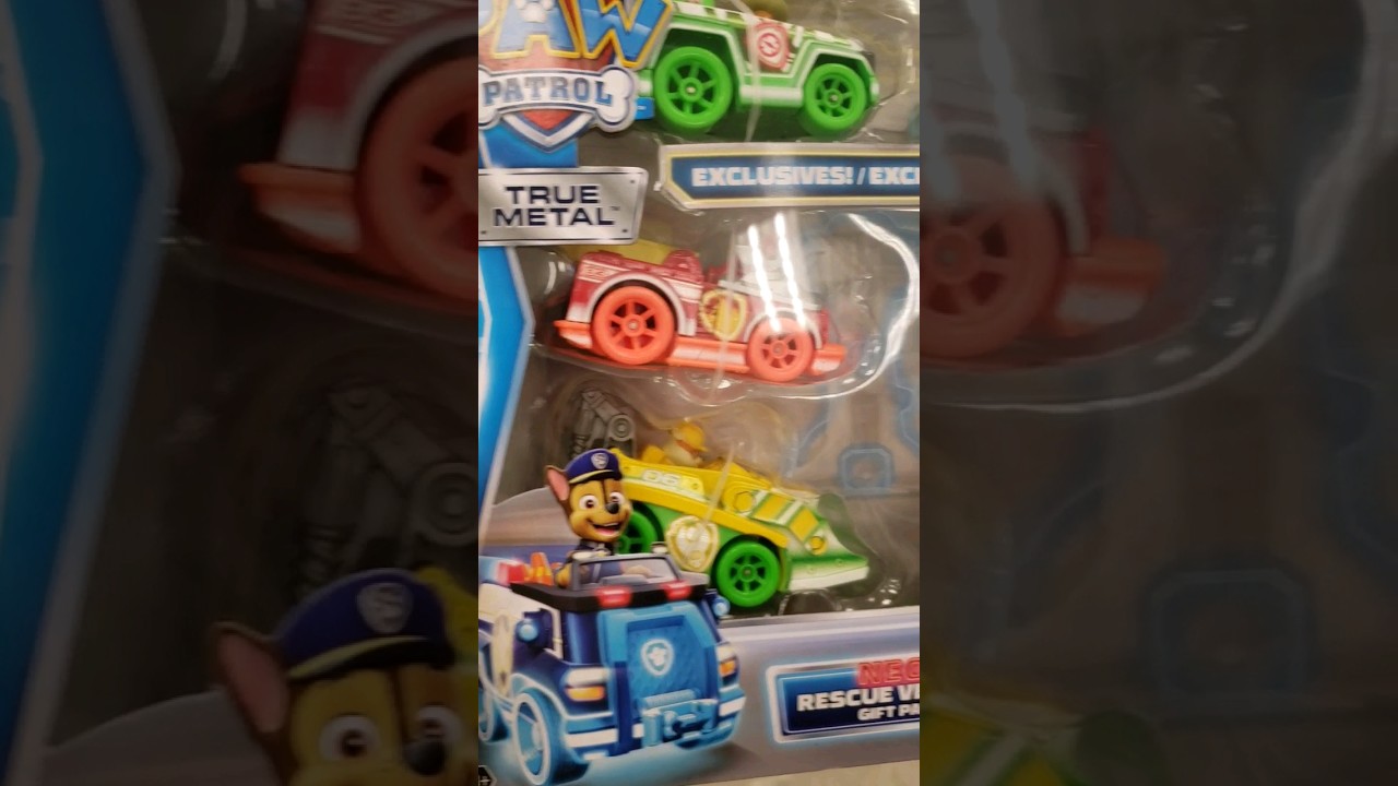 🤩🤩PAW PATROL METAL RESCUE VEHICLE GIFT PACK #shorts #viral #trending #pawpatrol #yearofyou #foryou