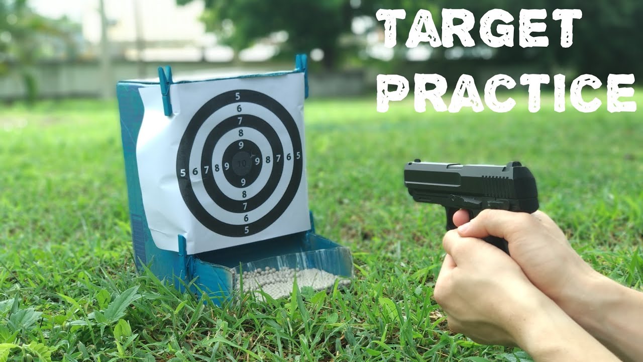 How to make an Airsoft Gun Target Practice that collects the Bullets. (diy easy target practice)