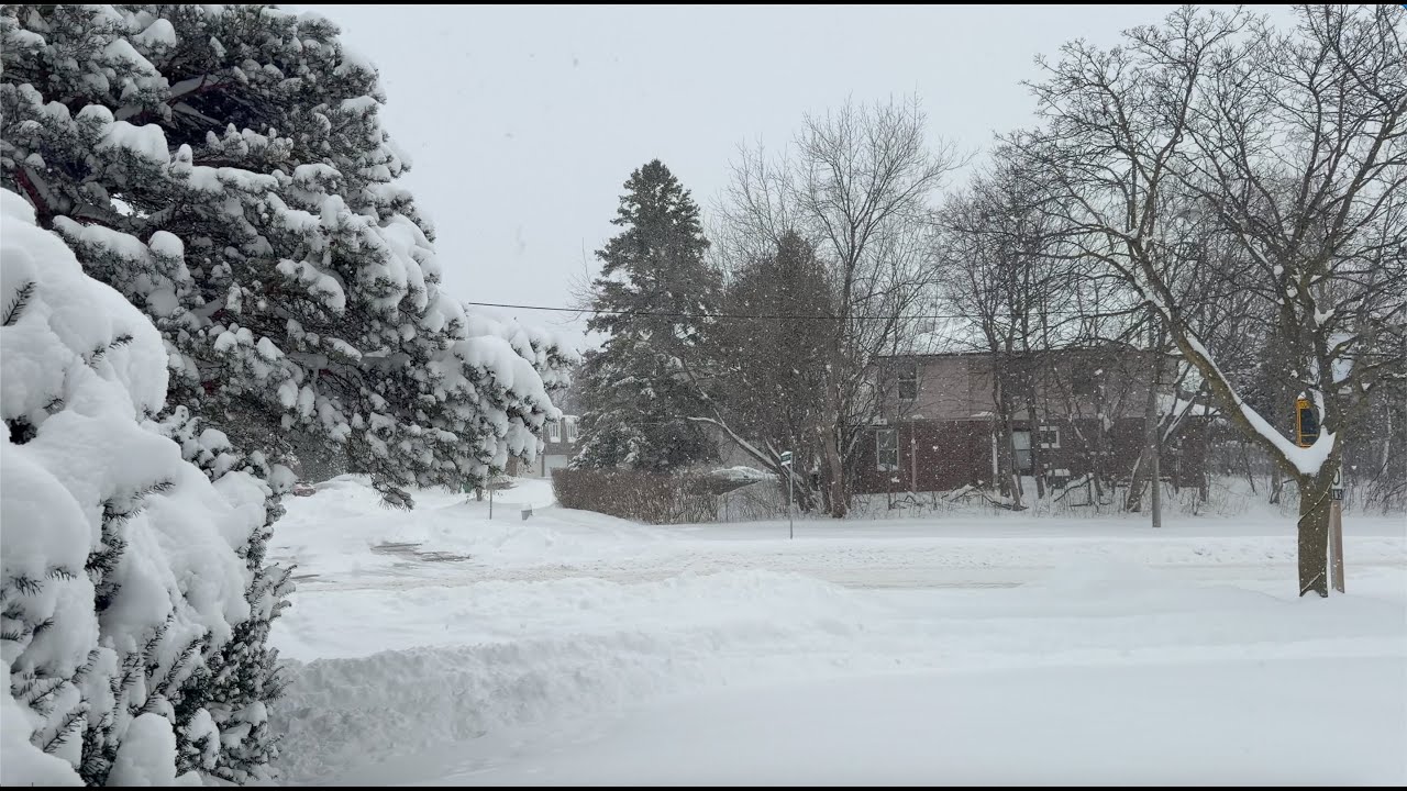 Snow storm in Toronto, Canada 2026