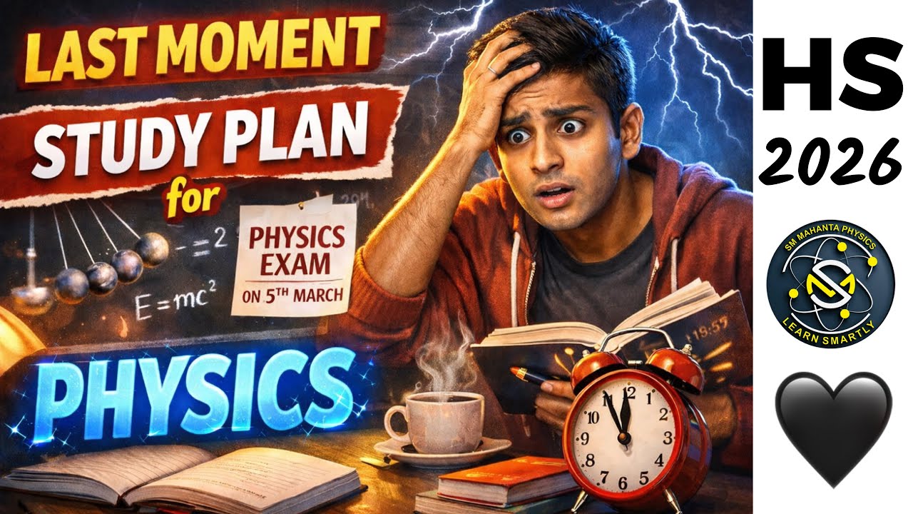 Physics Board Exam 2026 | Last Minute Smart Revision Plan #physics #hsfinalexam 