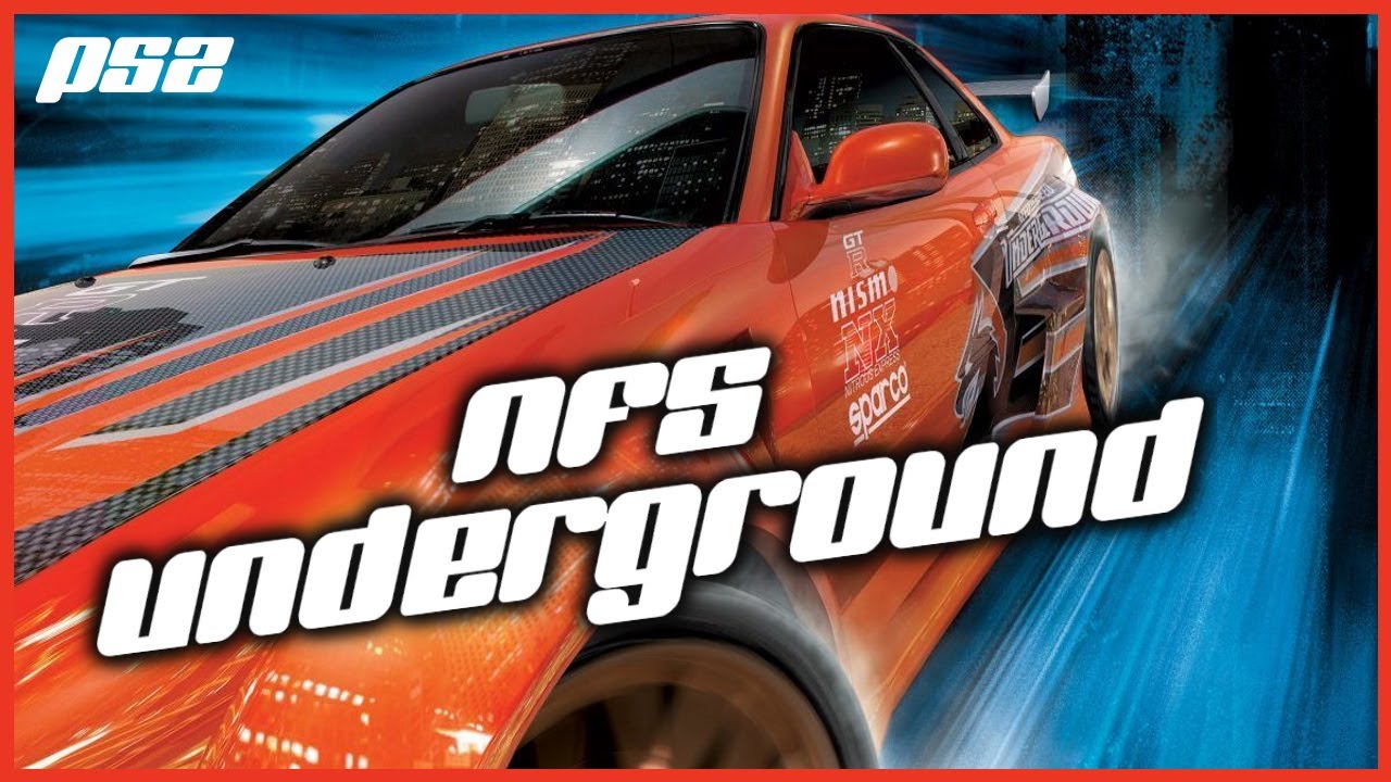 Need For Speed Underground PS2 Splitscreen versus Gameplay! (NO EMULATOR)