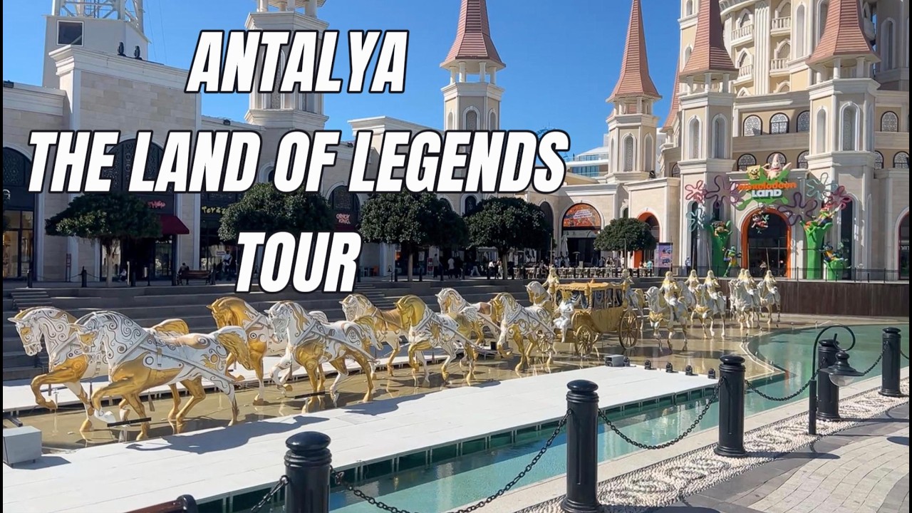Анталия The Land of Legends Прогулка 4K 2026
