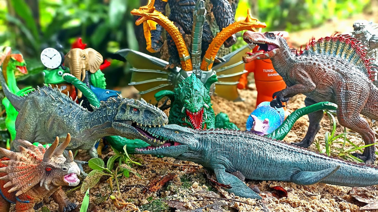 Dinosaurus Jurassic World Dominion: t-rex🦖/ Brachiosaurus/ KingKong/ Godzilla/ Gorilla/ Kinggidorah