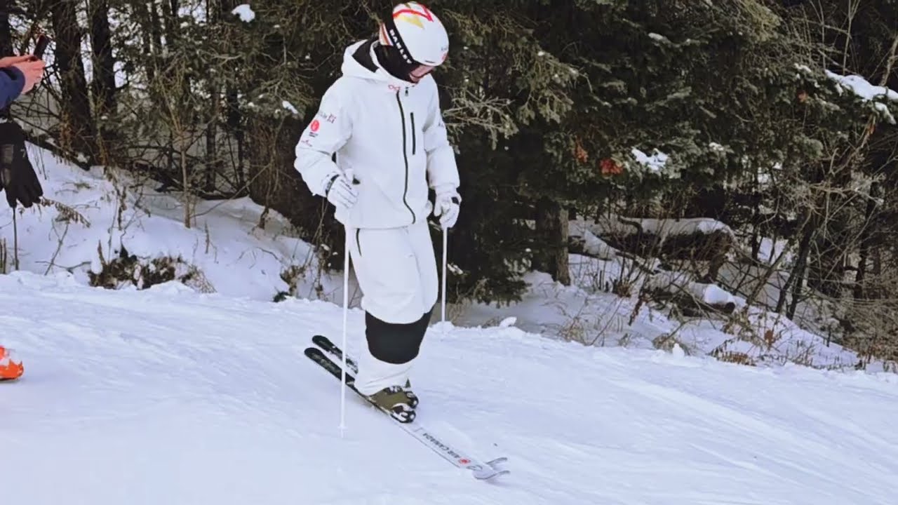 Greatest of all time: Mikael Kingsbury training for his 100th World Cup Win FIS Free Style Moguls