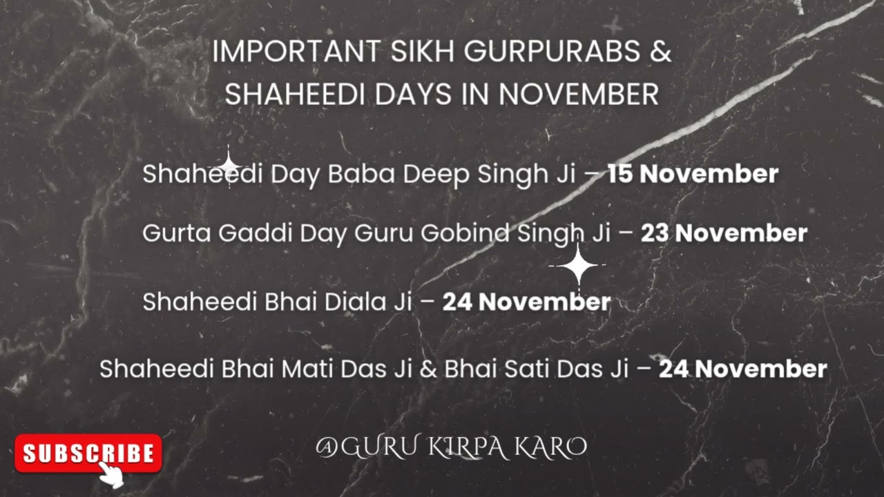 Sikhism Important Days | Gurpurab Dates Explained #Shorts #gurbani #darbarsahib #youtubeshorts 