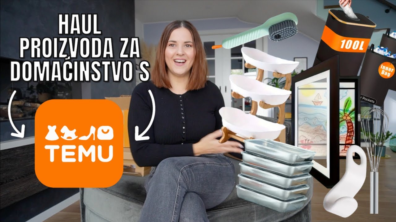 TEMU HAUL PROIZVODA ZA KUHINJU I DOMAĆINSTVO 🥣👩🏻‍🍳| mama 4 djece |