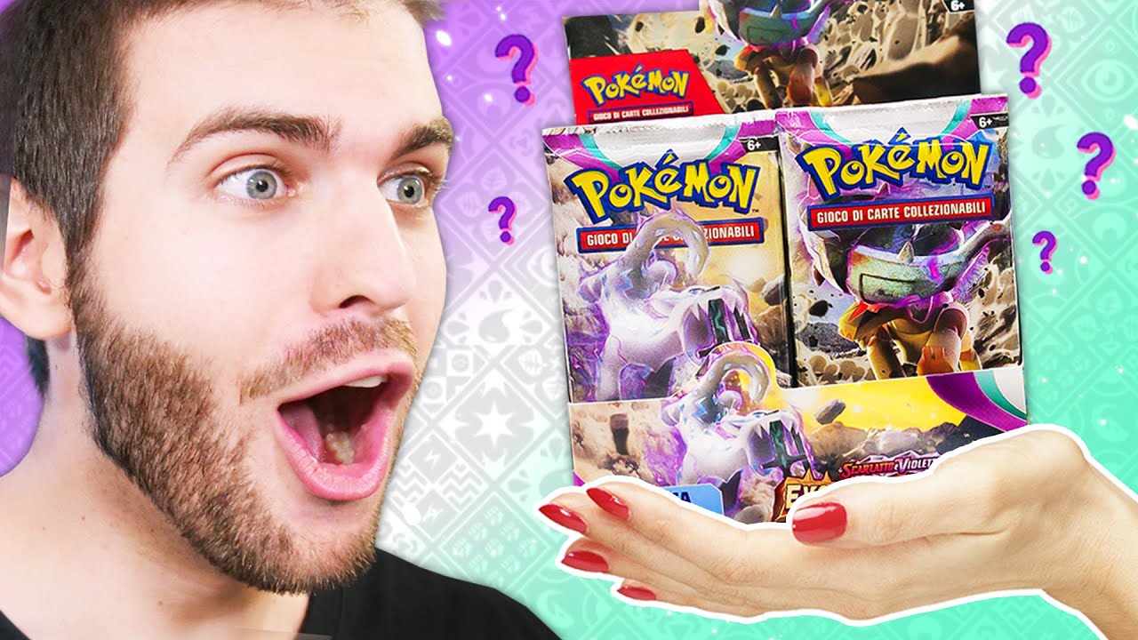 *CARTA CON ERRORE DI STAMPA!* APRO IL NUOVO BOX DA 36 BUSTINE POKEMON EVOLUZIONI A PALDEA!