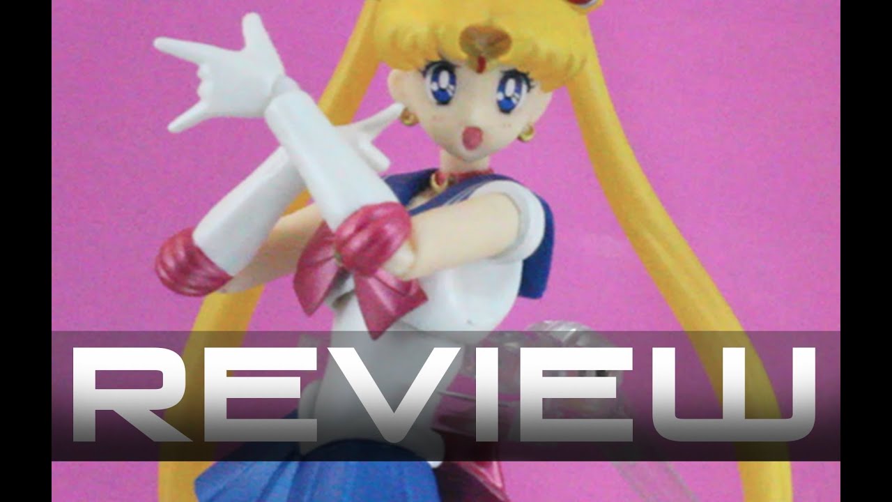 Tamashii Nations S.H. Figuarts Sailor Moon Anime Figure Review S.H.フィギュアーツ セーラームーン