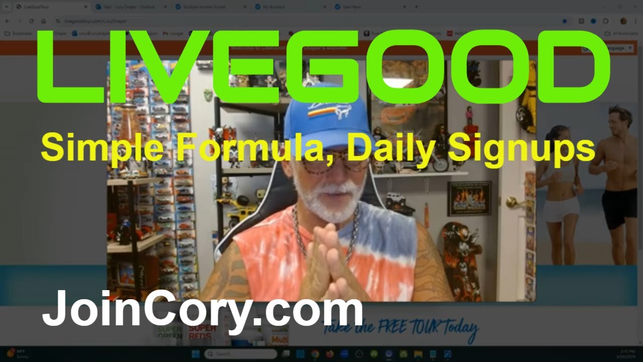 LIVEGOOD: Review, Simple Training, How To Get Signups Daily!