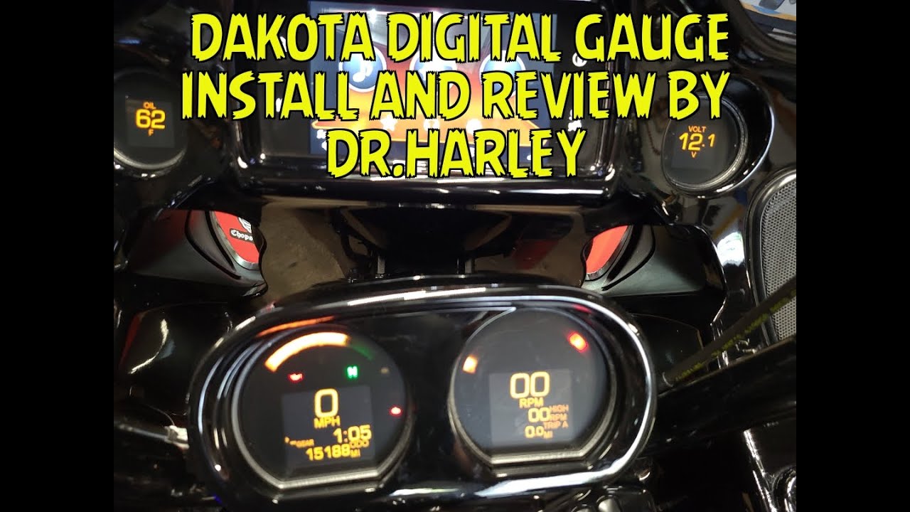Dakota Digital Gauge install on a 19 Road Glide Special