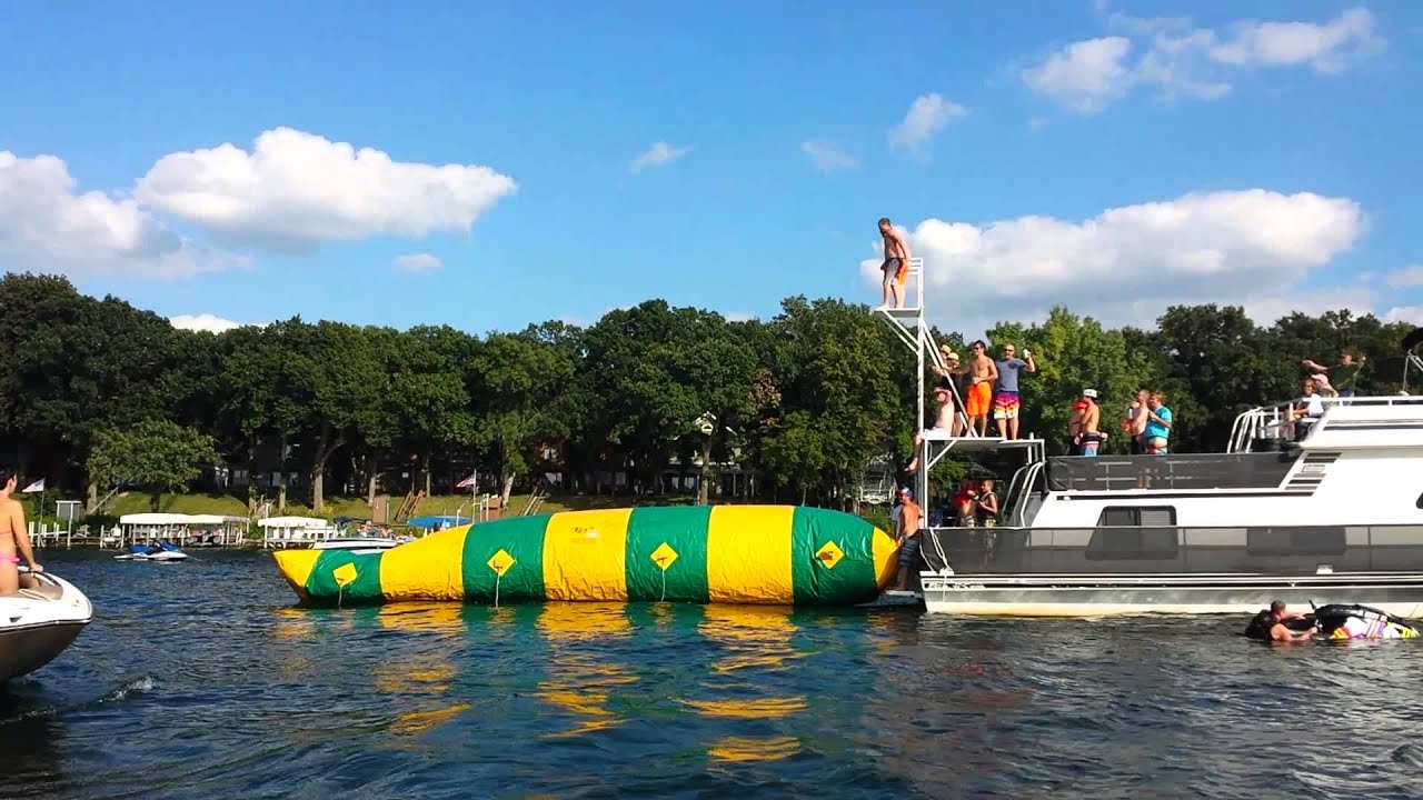 Shadner launched off the blob!