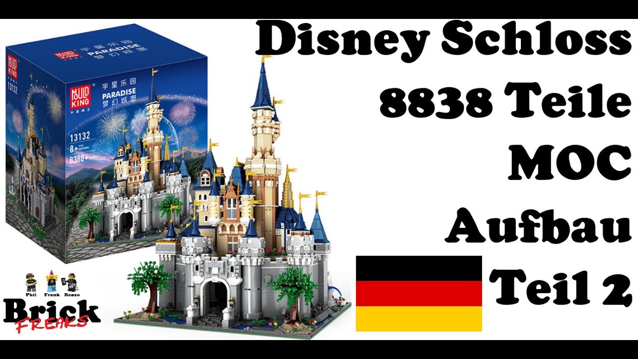 Mould King 13132 - Disney Schloss - Aufbau Teil 2