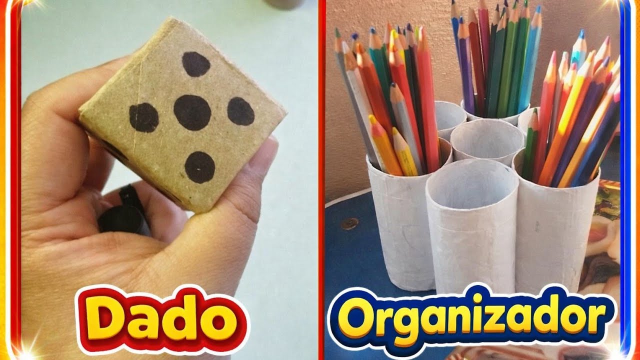 2 ideas faciles✨ con rollos de papel | 🧻DIY #diy #diycrafts #viral  #handmade #manualidades 