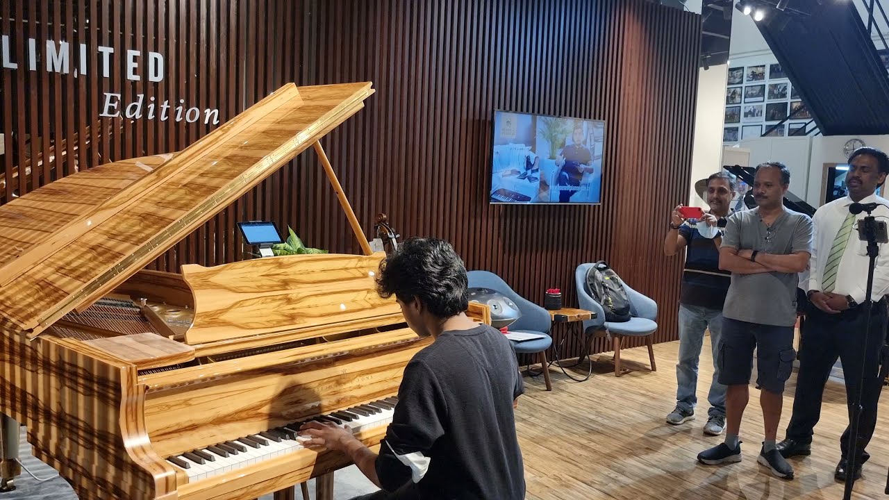 A Visit to House of Pianos UAE |  Lydian Nadhaswaram | #houseofpianosuae