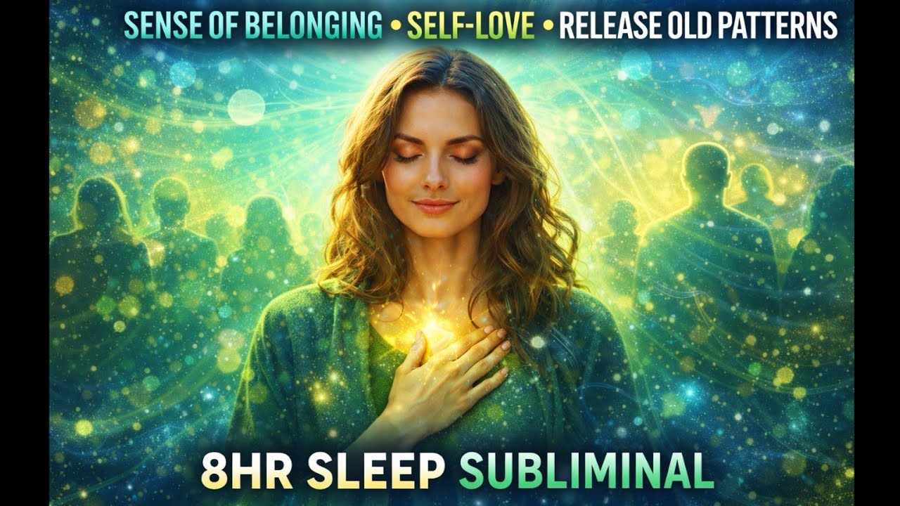 Feel Like You Belong — 8 Hour Sleep Subliminal for Deep Self-Love & Identity Healing