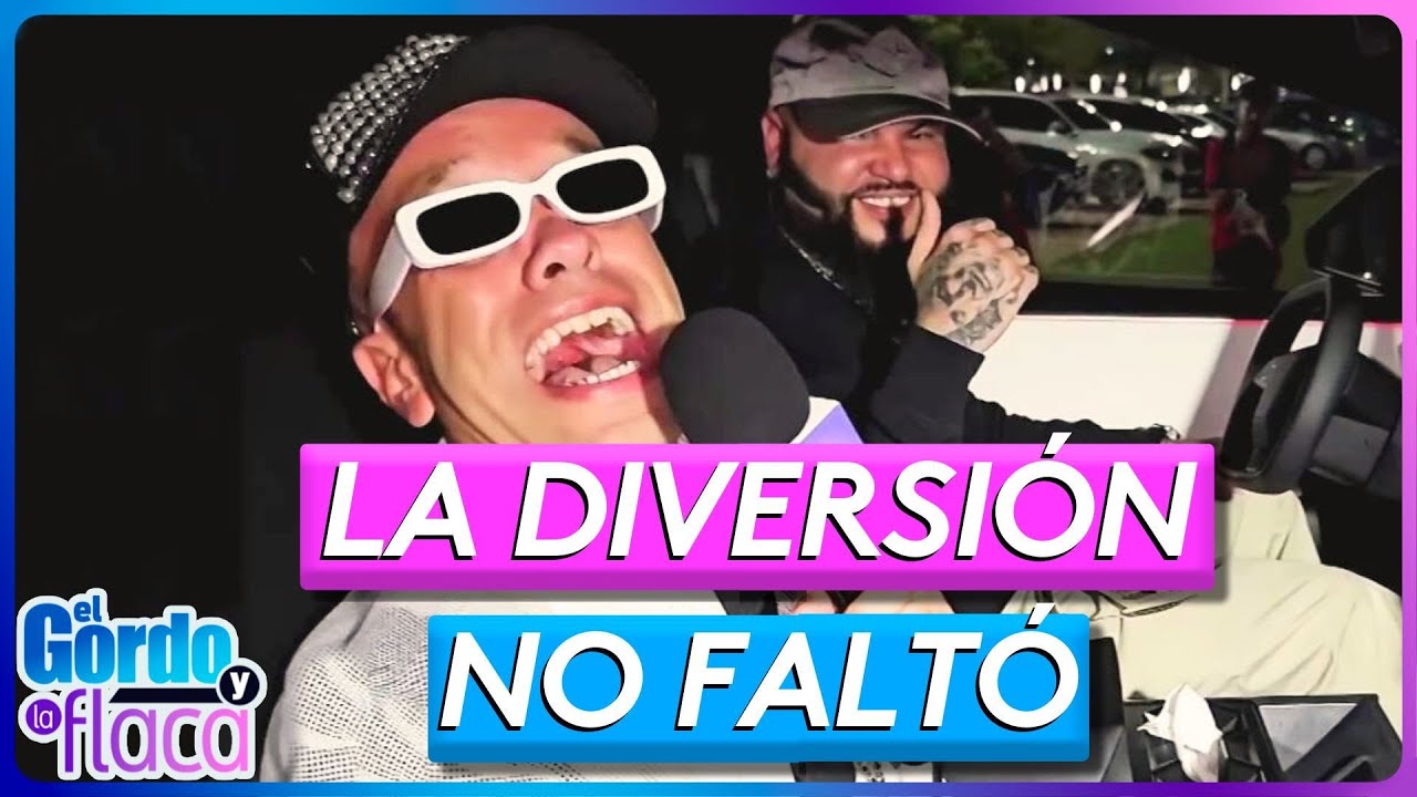 Carlitos 'El Productor' y sus travesuras con Farruko en Premios Juventud | El Gordo y La Flaca