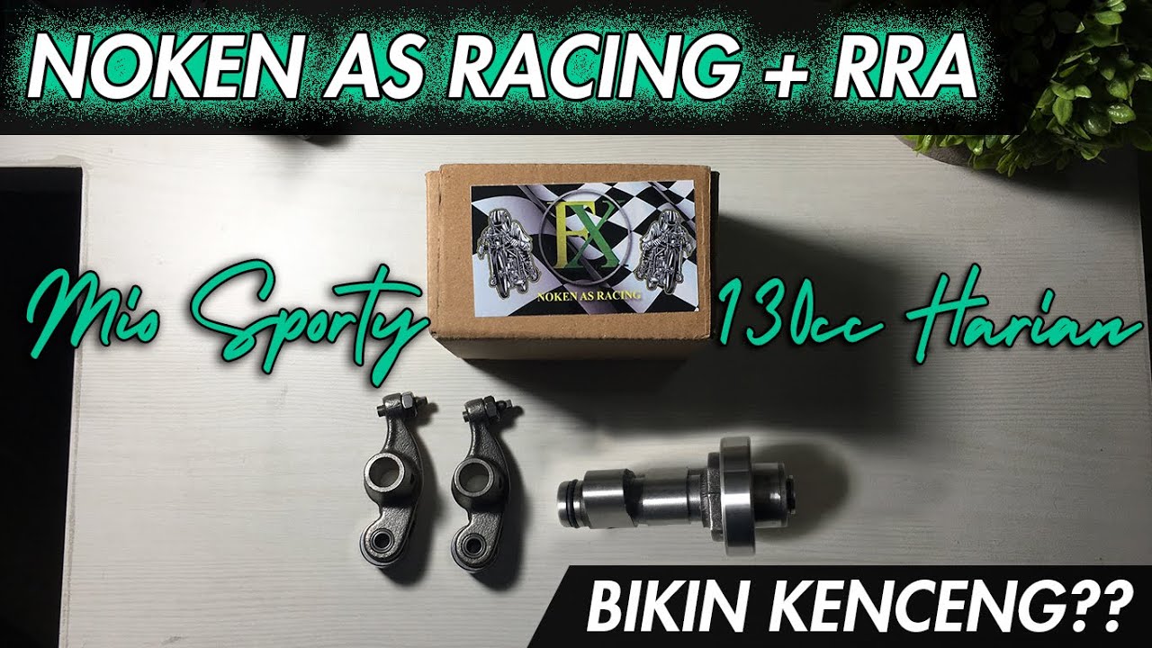 UNBOXING & REVIEW NOKEN AS RACING + PELATUK ROLLER MIO SPORTY 130 CC HARIAN | NAMBAH KENCENG??