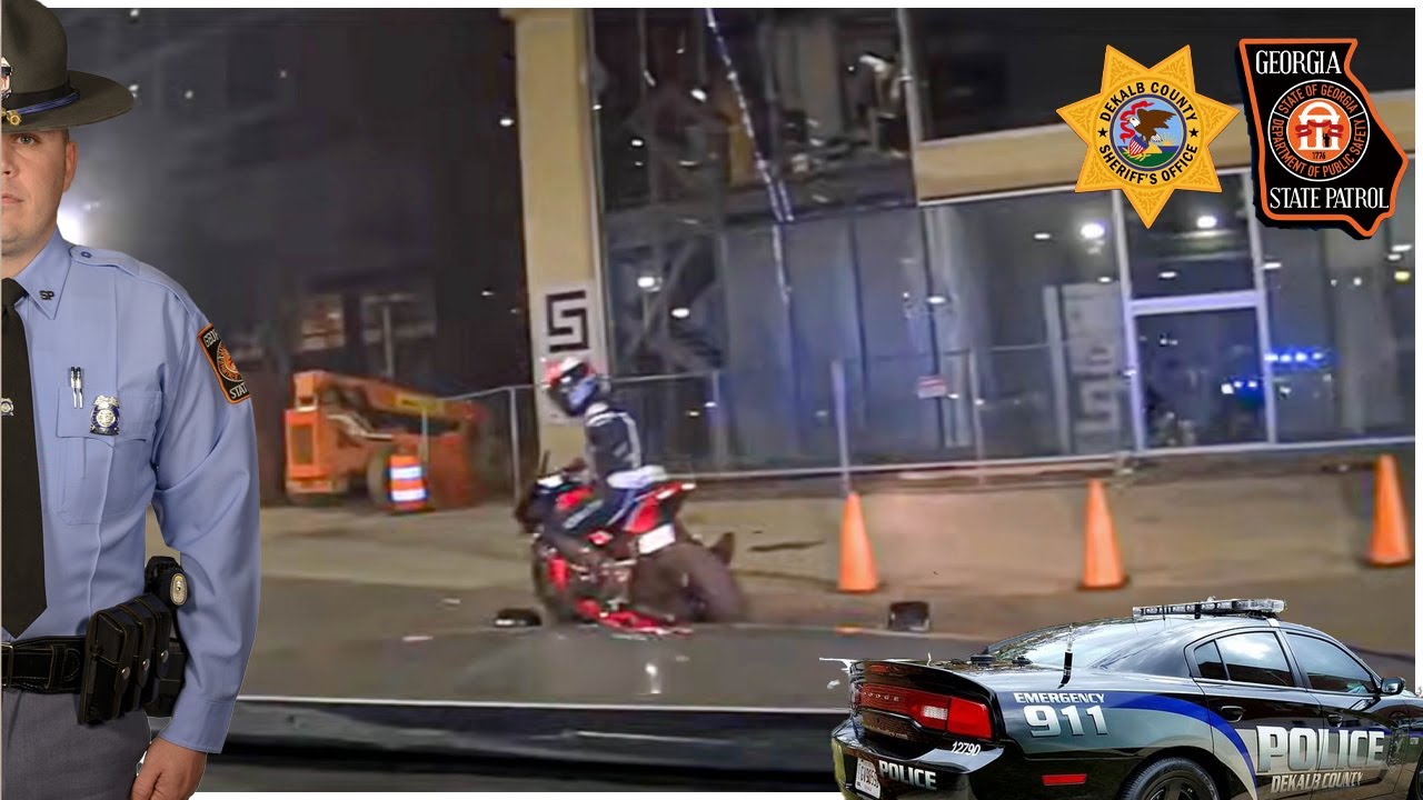 Honda CBR 1000rr F***S UP 10 GSP Units & Dekalb County PD | Couldn't OUTRUN Helicopter