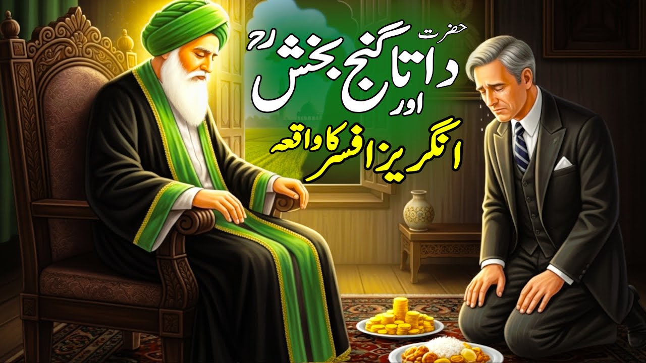 Hazrat Data Ganj Bakhsh R.A Aur Angrez Afsar Ka Waqia | Rooh Parwar Kahani | Sufism | Naseeburdu